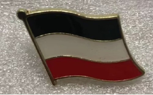 German REALM IMPERIAL Germany Country Flag Bike Motorcycle Hat Cap lapel Pin