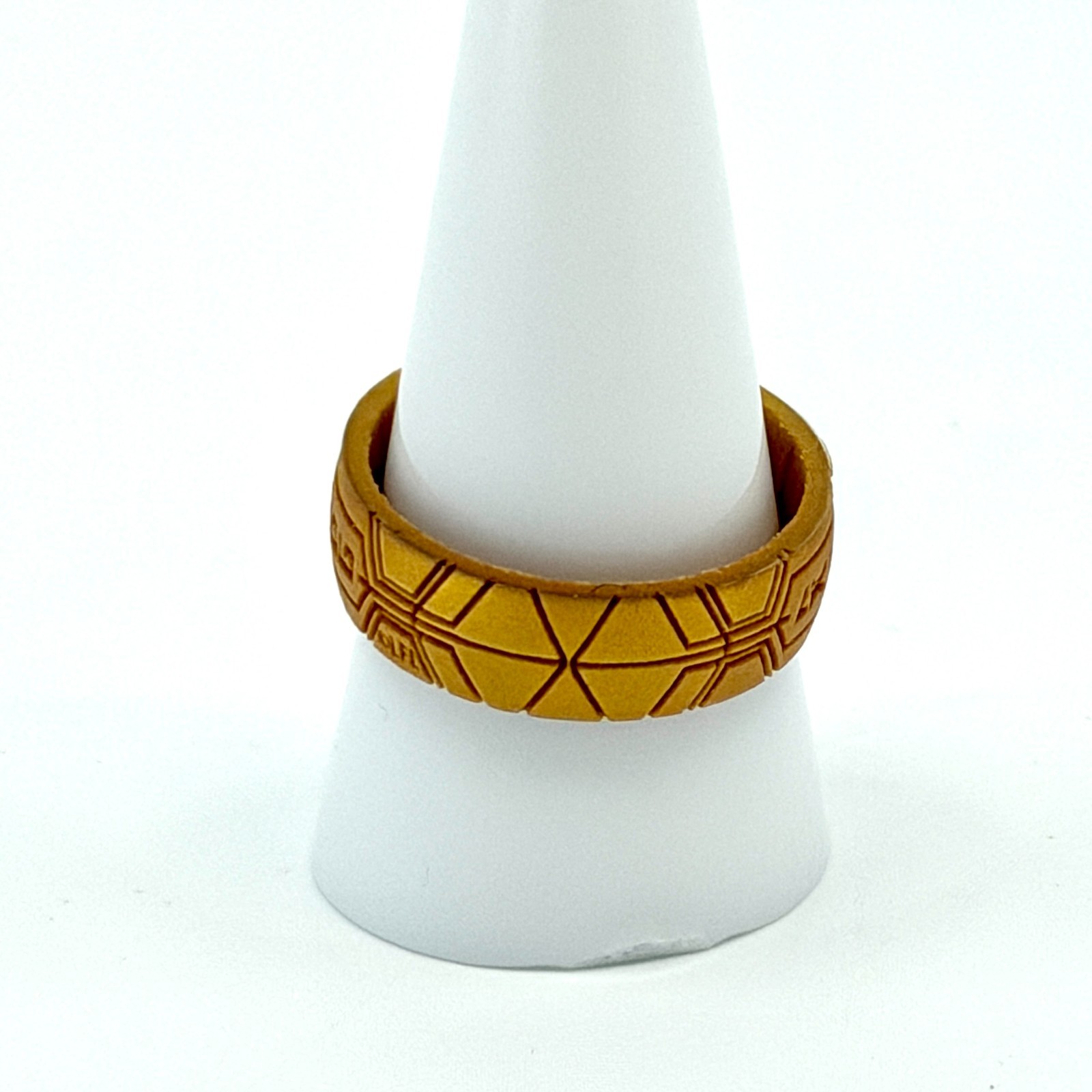Enso Star Wars Silicone Ring May the Force Be With Aurebesh Gold Pick a Size