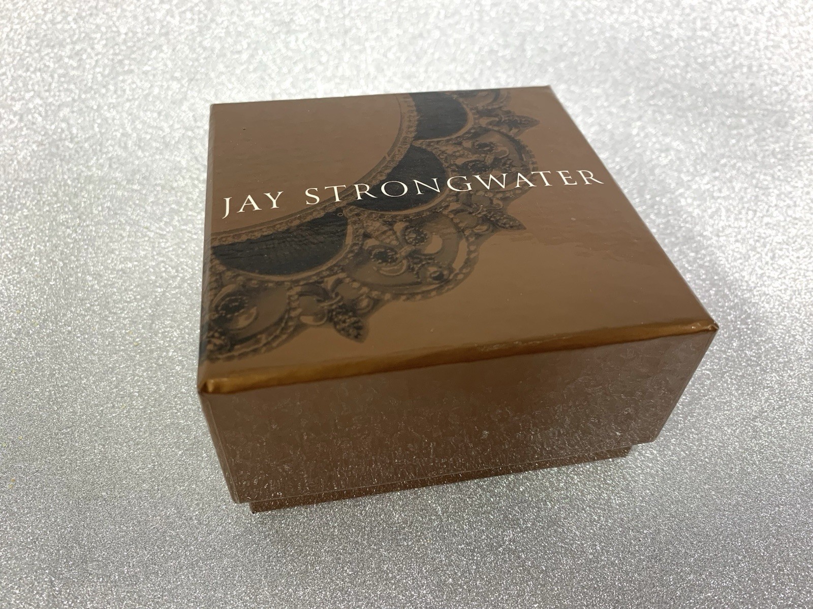 Jay Strongwater Lizard Salamander Blue & Red Crystal Stone Brooch Pin Box & Tag