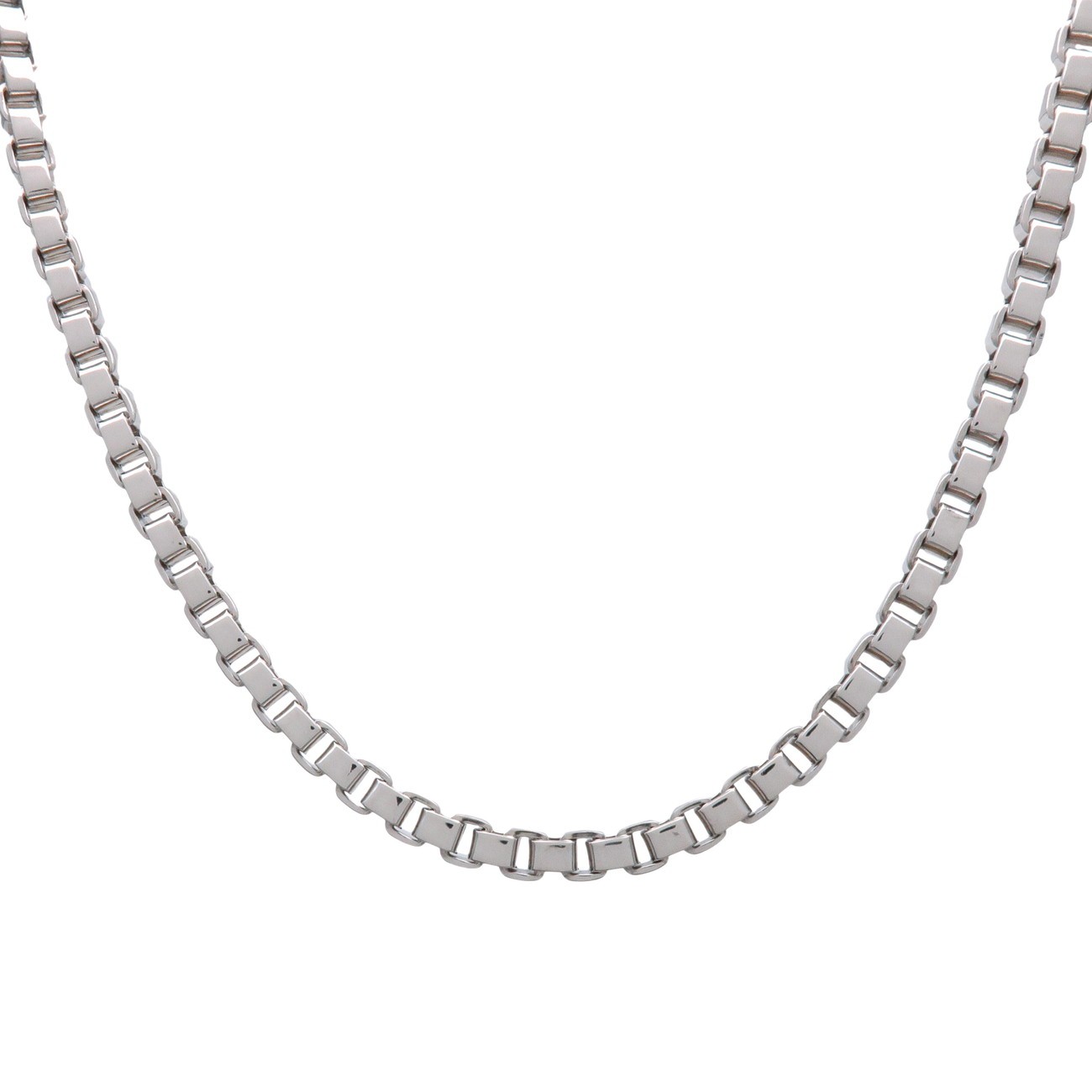 Tiffany & Co Venetian Link Necklace SV925 Silver Authentic Used F/S
