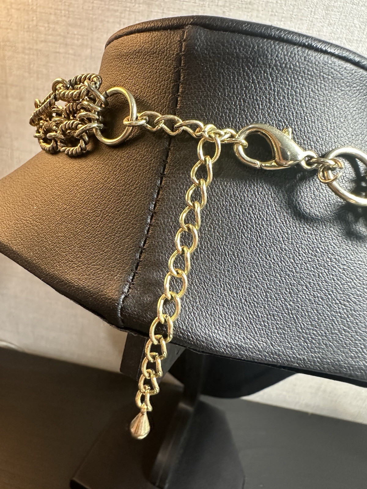 NEW Premier Designs Savannah Necklace Four Strand $49 Gold Tone Link