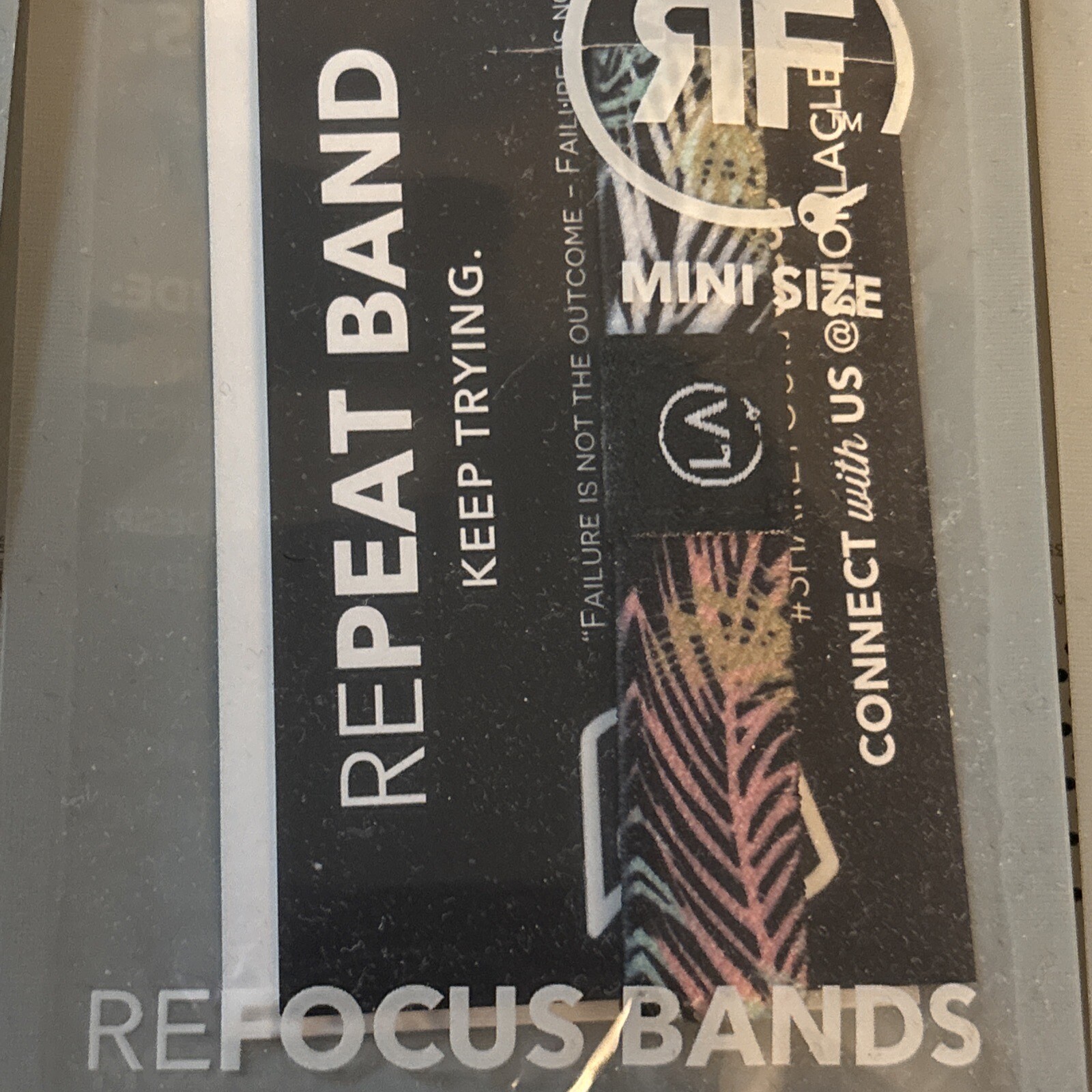 Refocus Bands Reflect Band “Wear it. Flip It. Refocus” Mini Size Lot Of 3 Bands