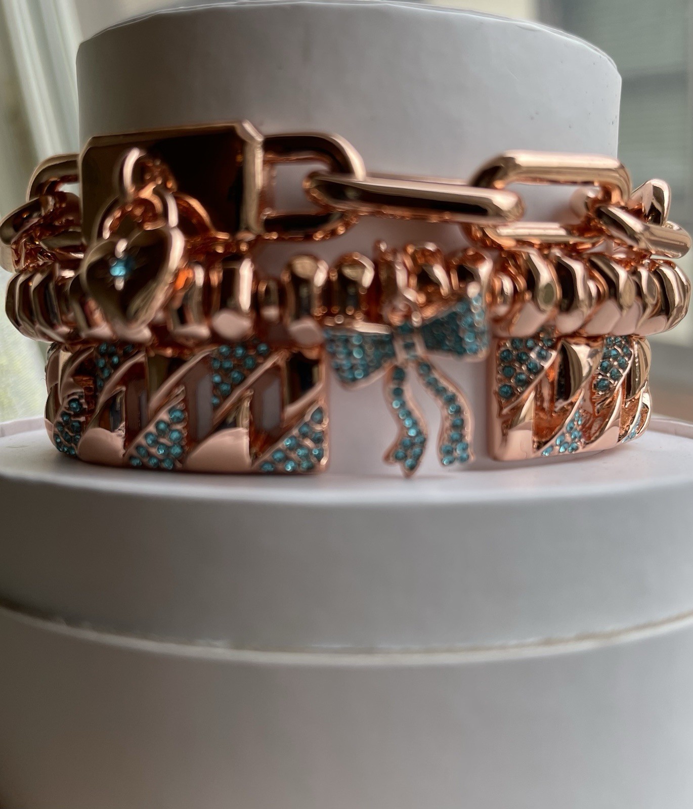 Bomb Party Summer Stacks 2026 -“The Sweetheart Lock” ~Rose Gold