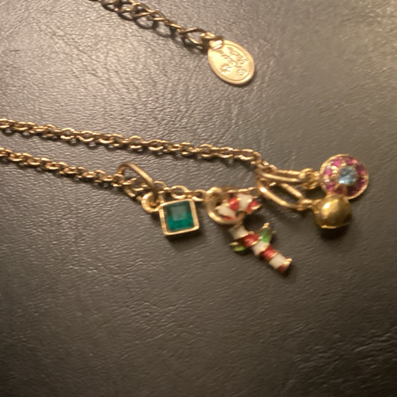 Christopher Radko Child’s Christmas Charm Necklace