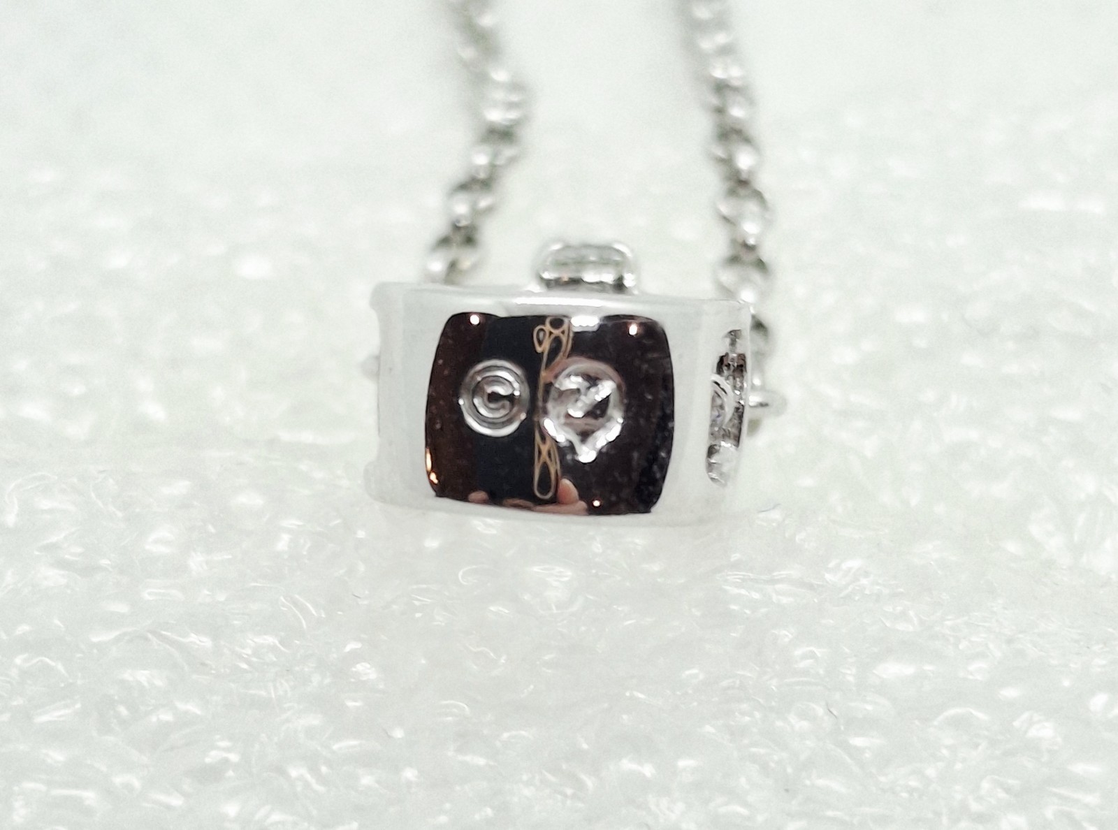 SWAROVSKI BLUE DANCING CRYSTAL NORTH NECKLACE 14 INCH WITH EXTENDER