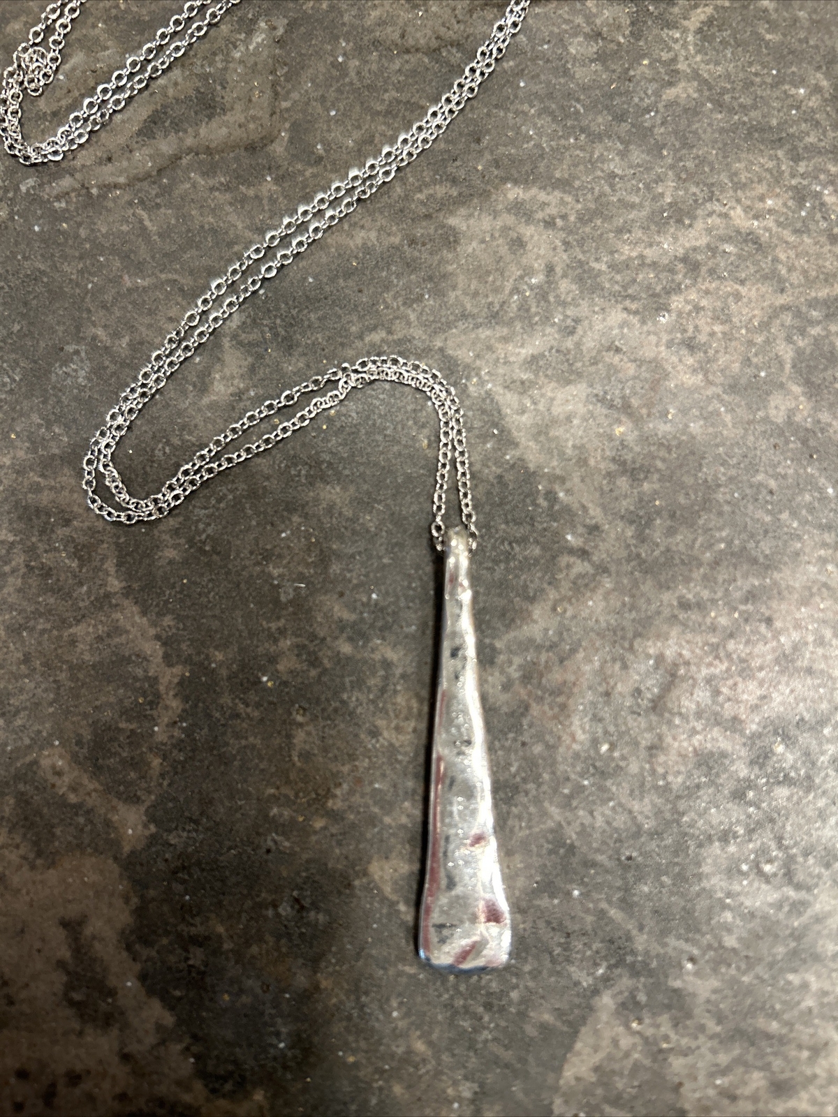 Extra Long Necklace with Bar Pendant Layering Necklace 36″