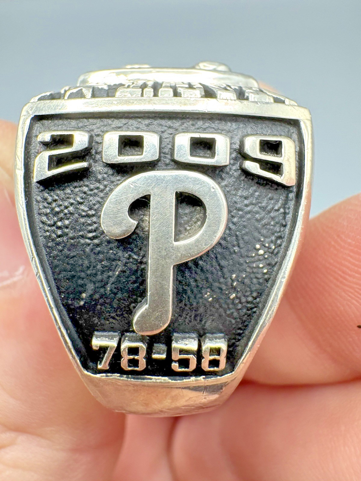 South Atlantic League Sterling Silver 925 Championship Ring Blue Claws 2009