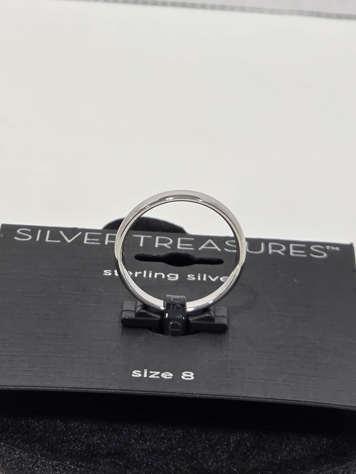 Silver Treasures 925 Sterling Silver Ring For Women sz 8