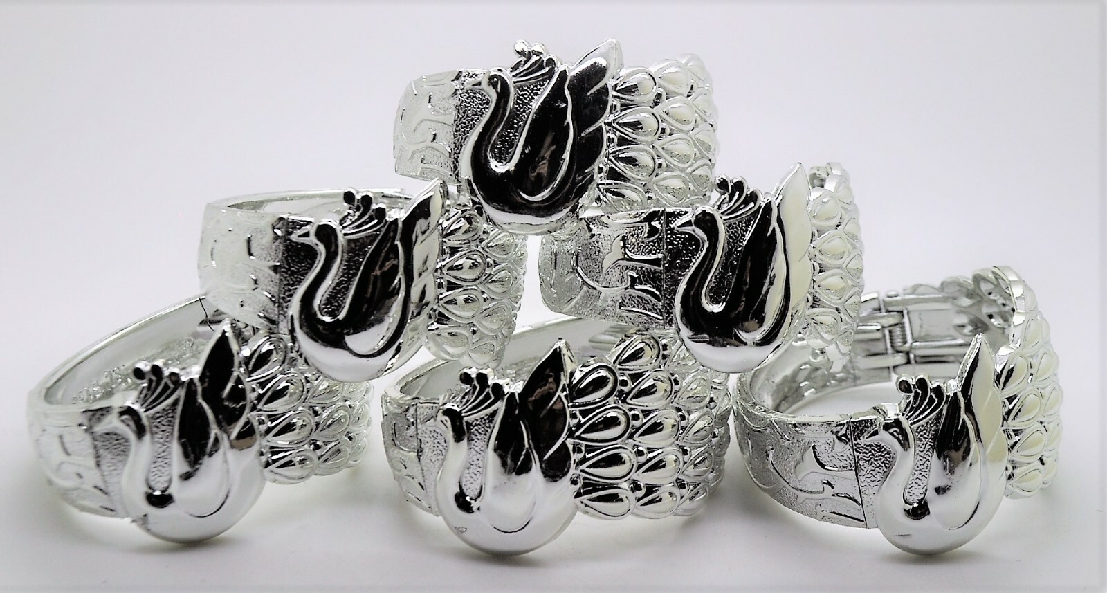 Lot 0f 6/12 silver & gold color open bangle Bracelets fashion jewelry wholesale