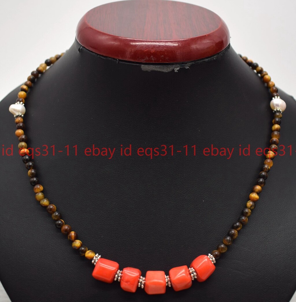 Genuine 4mm Yellow Tiger’s Eye Round Gemstone Beads Necklace 18-28 Inch