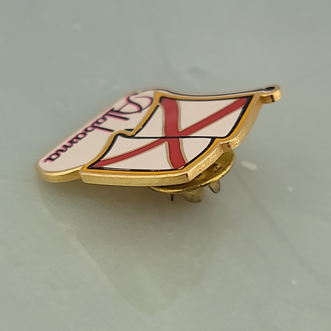 State of Alabama AL Flag Bike Motorcycle Hat Cap lapel Pin
