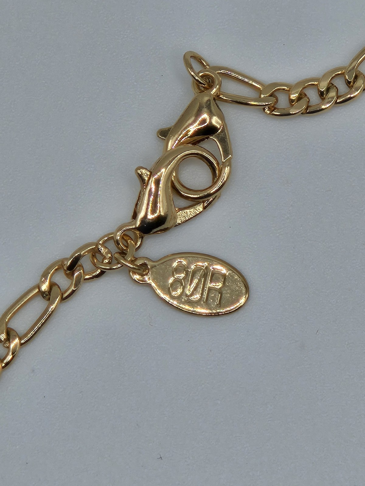 8 Other Reasons 80R Goldtone Figaro Chain NECKLACE