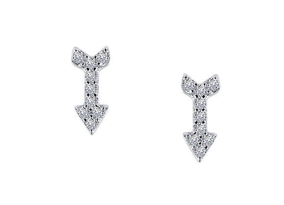 Lafonn – Classic Earrings Simulated Diamond 0.21 – Platinum Bonded Silver