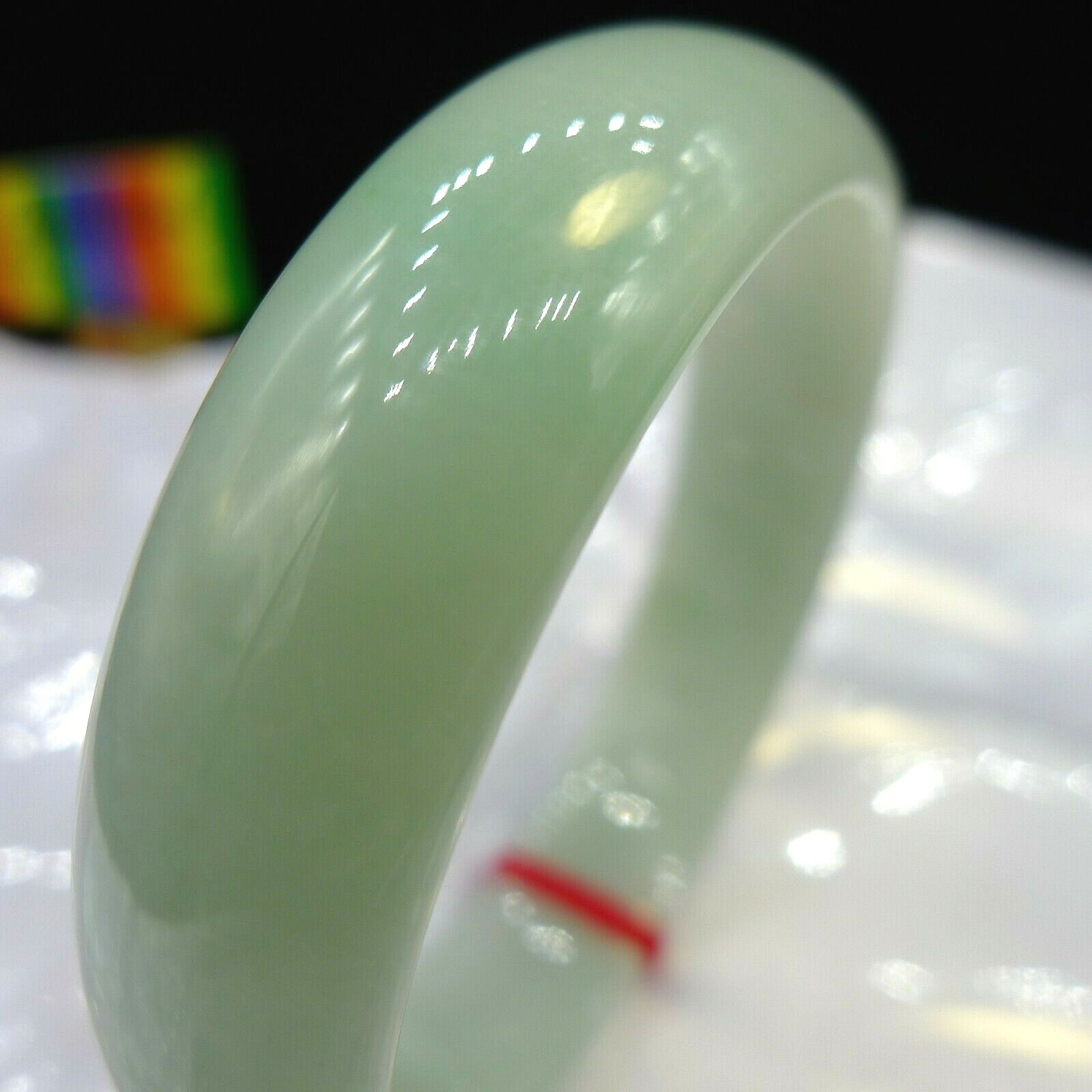 【JadeiteBird】53mm Certified 100% Natural Grade A Jadeite Jade Bangle Bracelet