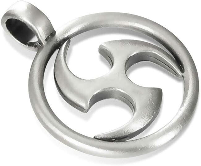 Bico World Triad Small Pendant (E206) – Eternity and Cosmic Creativity – Satin S