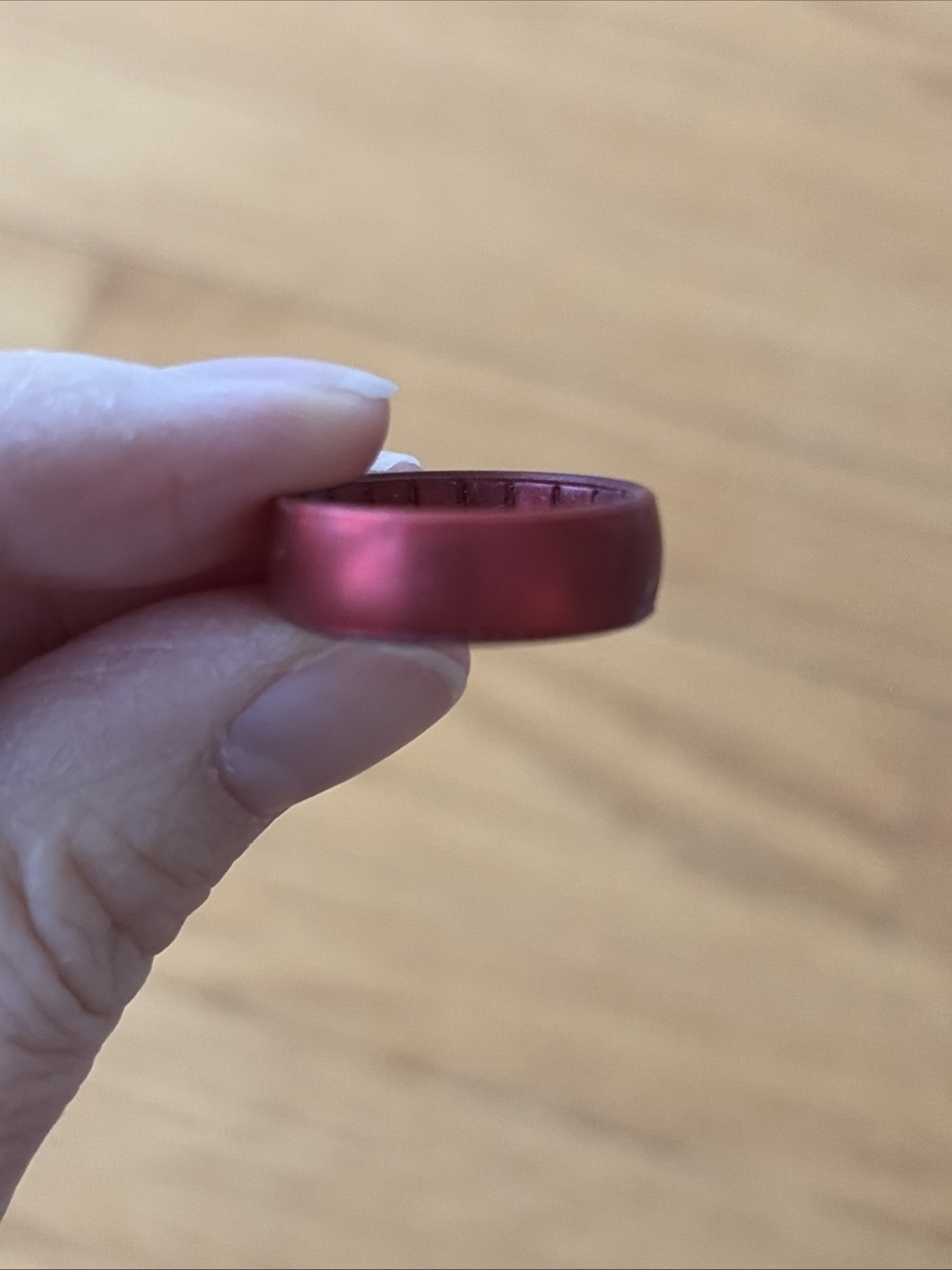 Enso Classic Elements Silicone Ring In Ruby – Size 8