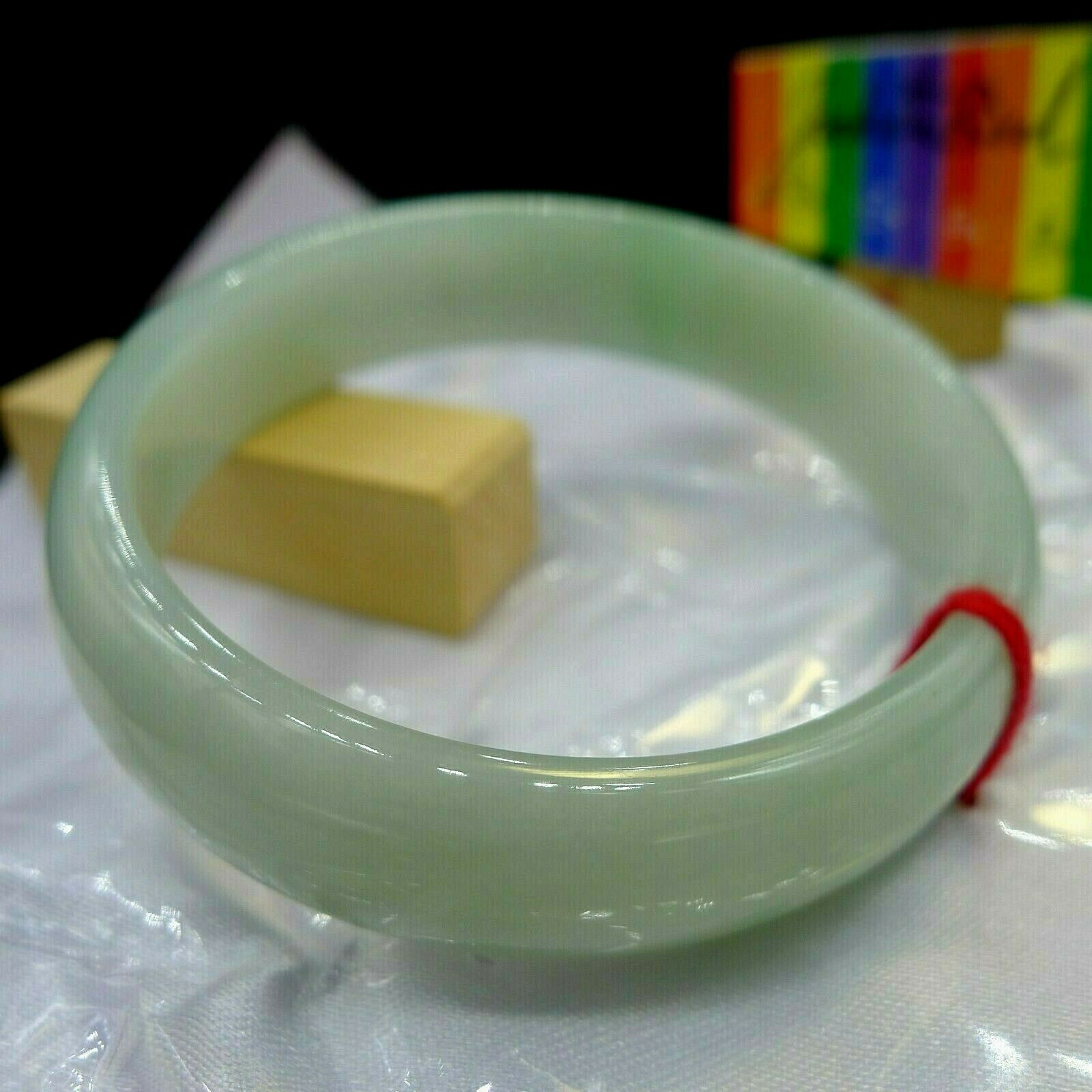 【JadeiteBird】53mm Certified 100% Natural Grade A Jadeite Jade Bangle Bracelet