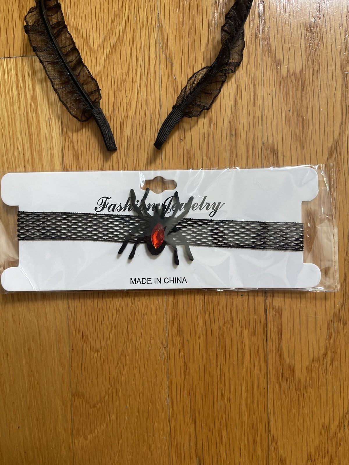 Spider Head and and Choker Necklace Women Halloween Jewelry Cosplay