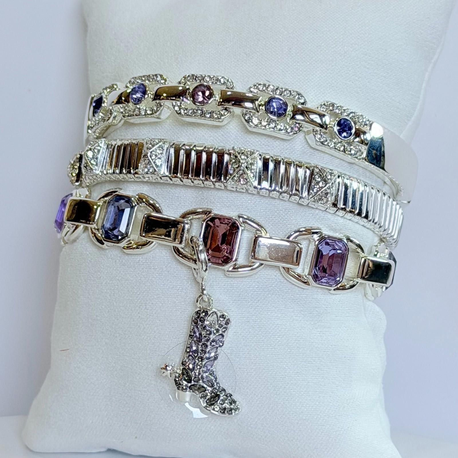 Bomb Party Gem Society Holiday Stack “A Heel-Kickin’ Holiday!” on Silver