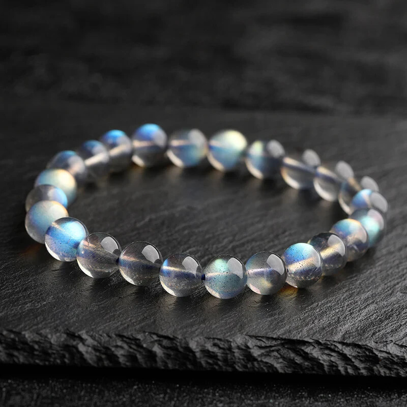 AAA+ Grade Natural Moonstone Bead crystal Bracelet 7mm Moonstone Healing