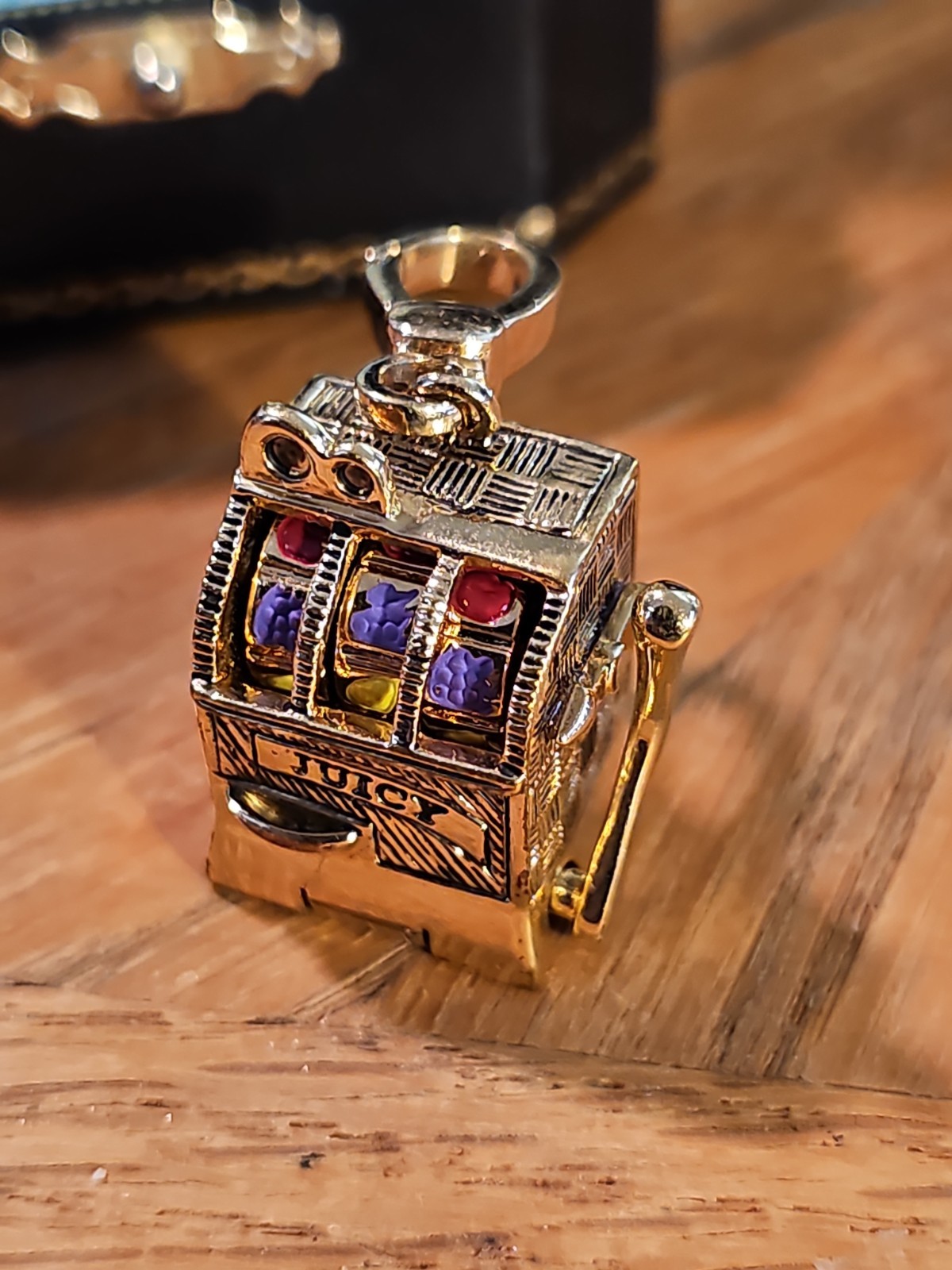 RARE RETIRED 2005 Juicy Couture Slot Macine Charm REALLY WORKS!! YJRU0338