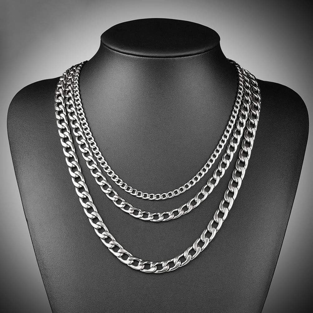 Polished Silver Chunky Statement Necklace: Handmade Beauty for All Occasions