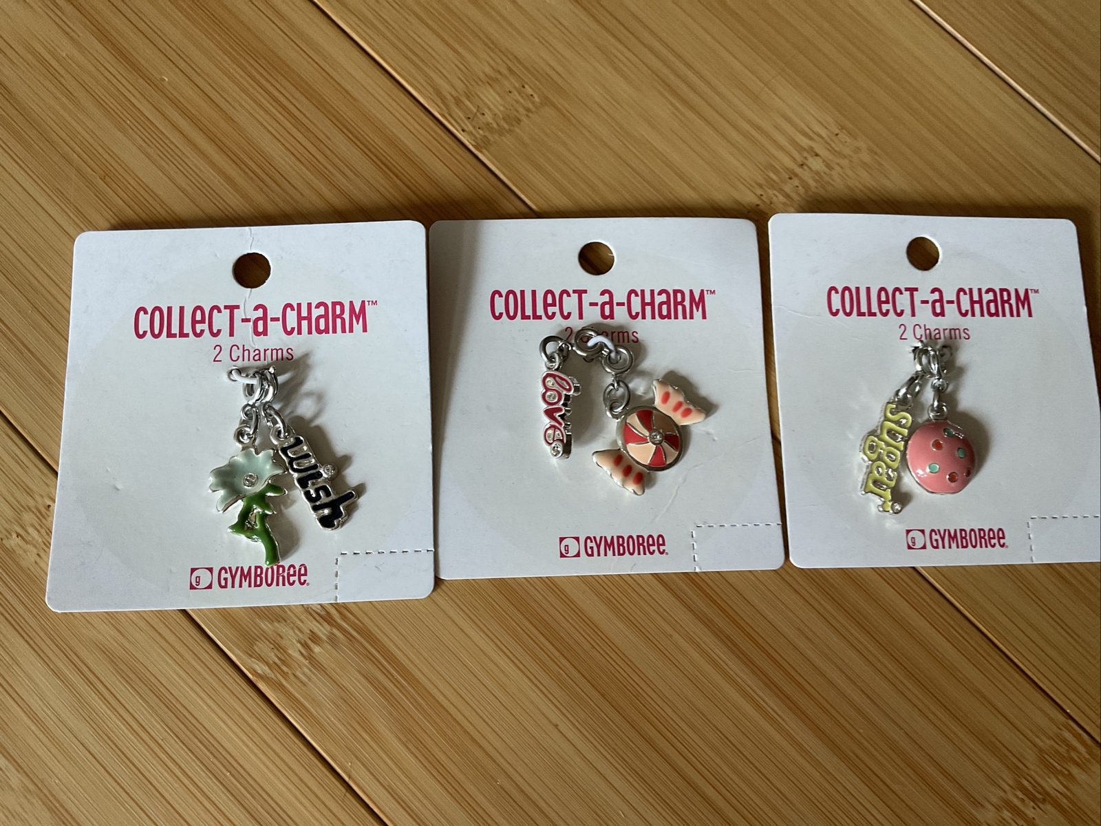New VTG Gymboree Fashion Charms Lot Sugar Cookie Dandelion Wishes Candy Love