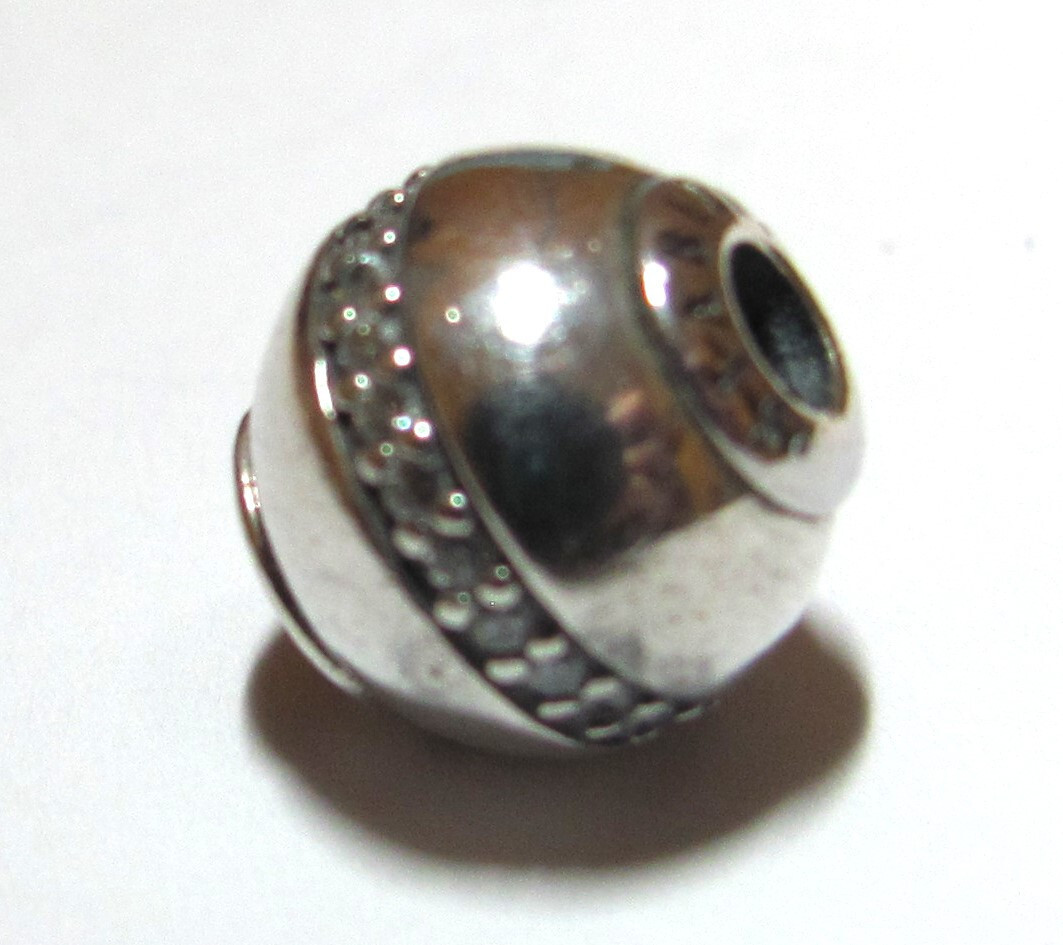 Genuine PANDORA CHARM ESSENCE COLLECTION STABILITY #796018CZ RETIRED