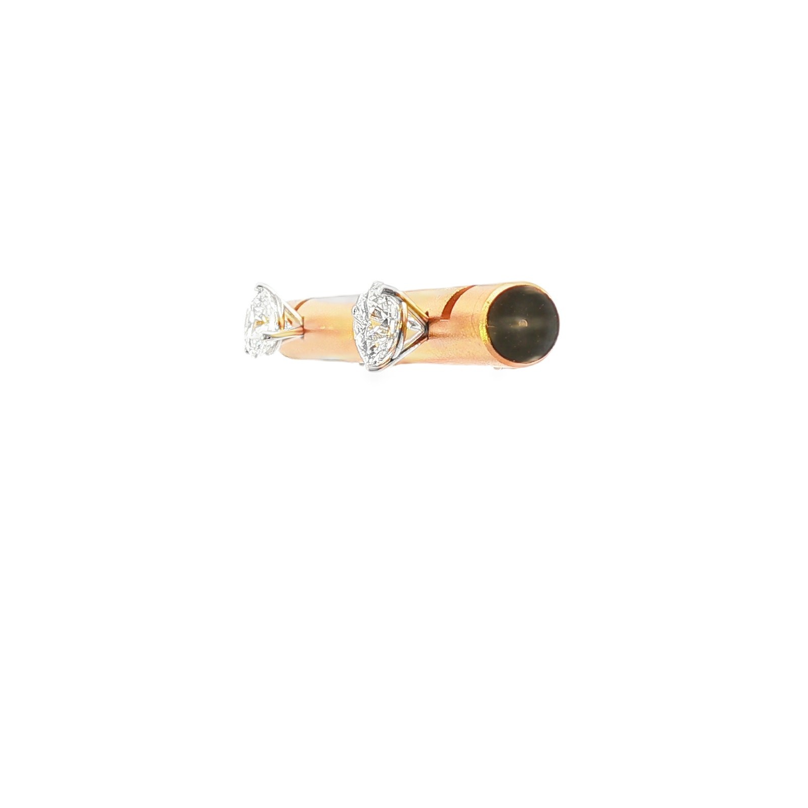 2.4 CT Lab Grown Diamond Stud Earrings 14K Gold Round Brilliant
