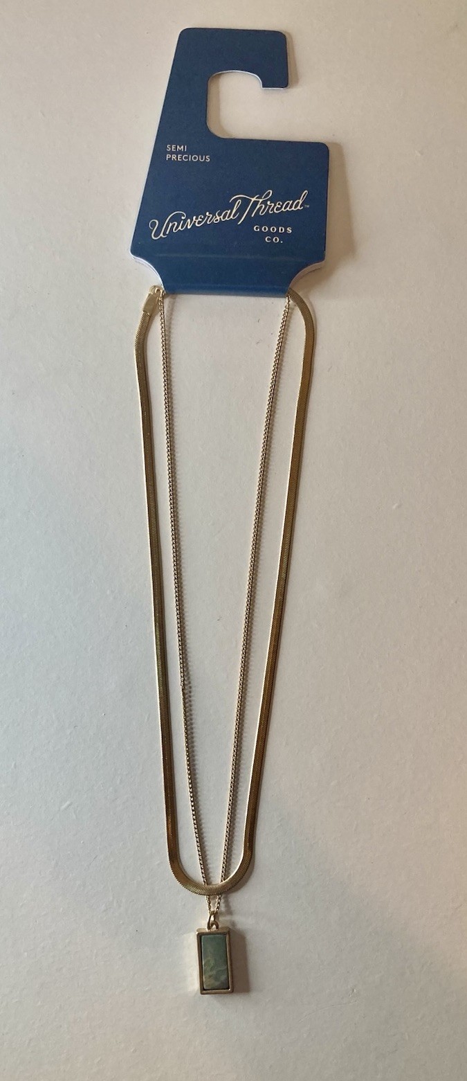 New UNIVERSAL THREAD Gold Tone Stone Accent Necklaces | Lot of 4