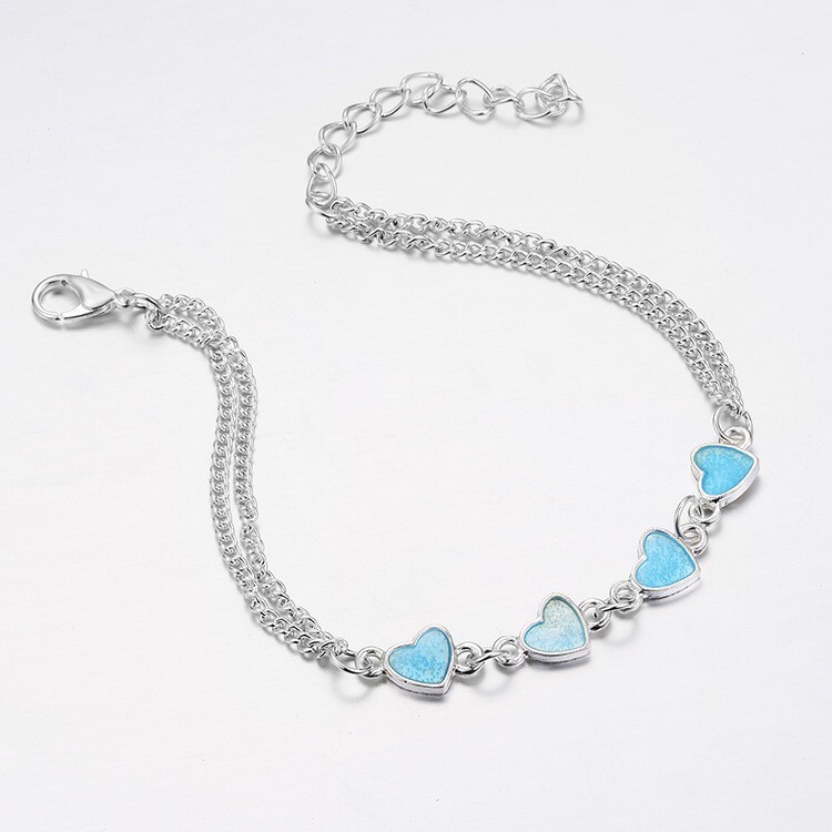 Luminous Beach Heart Anklet/Bracelet – Fashion Jewelry Glow In The Dark