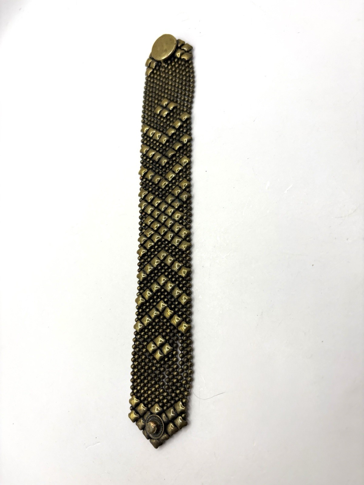 Solid Brass Mesh Bracelet