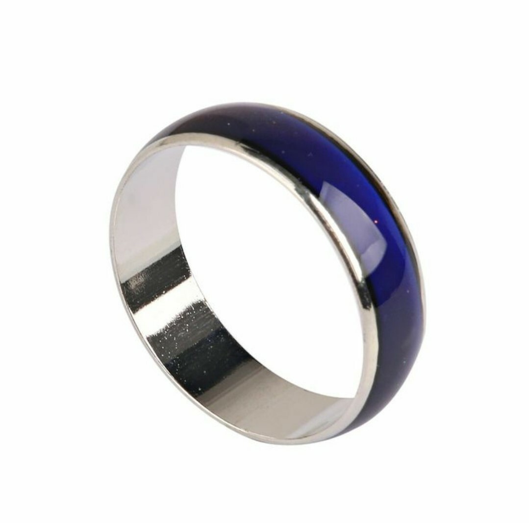 Stainless steel Mood Ring Color Change For Women Men and kids