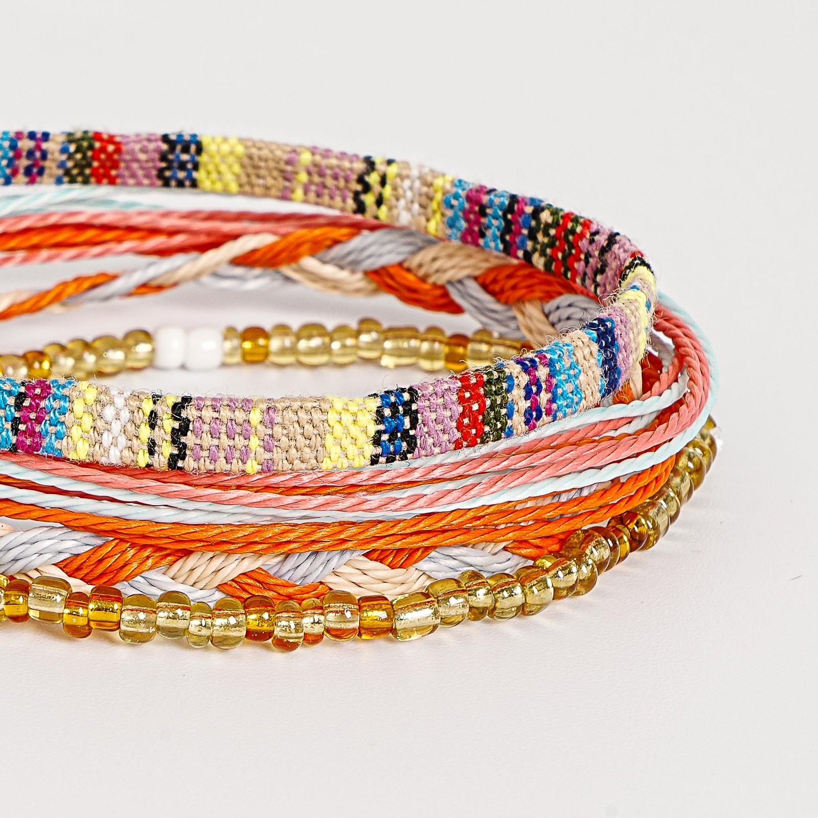 Hemp Bracelet Braided/Ankle Bracelet,Hippie Surfer,Adjustable Beach Bracelets