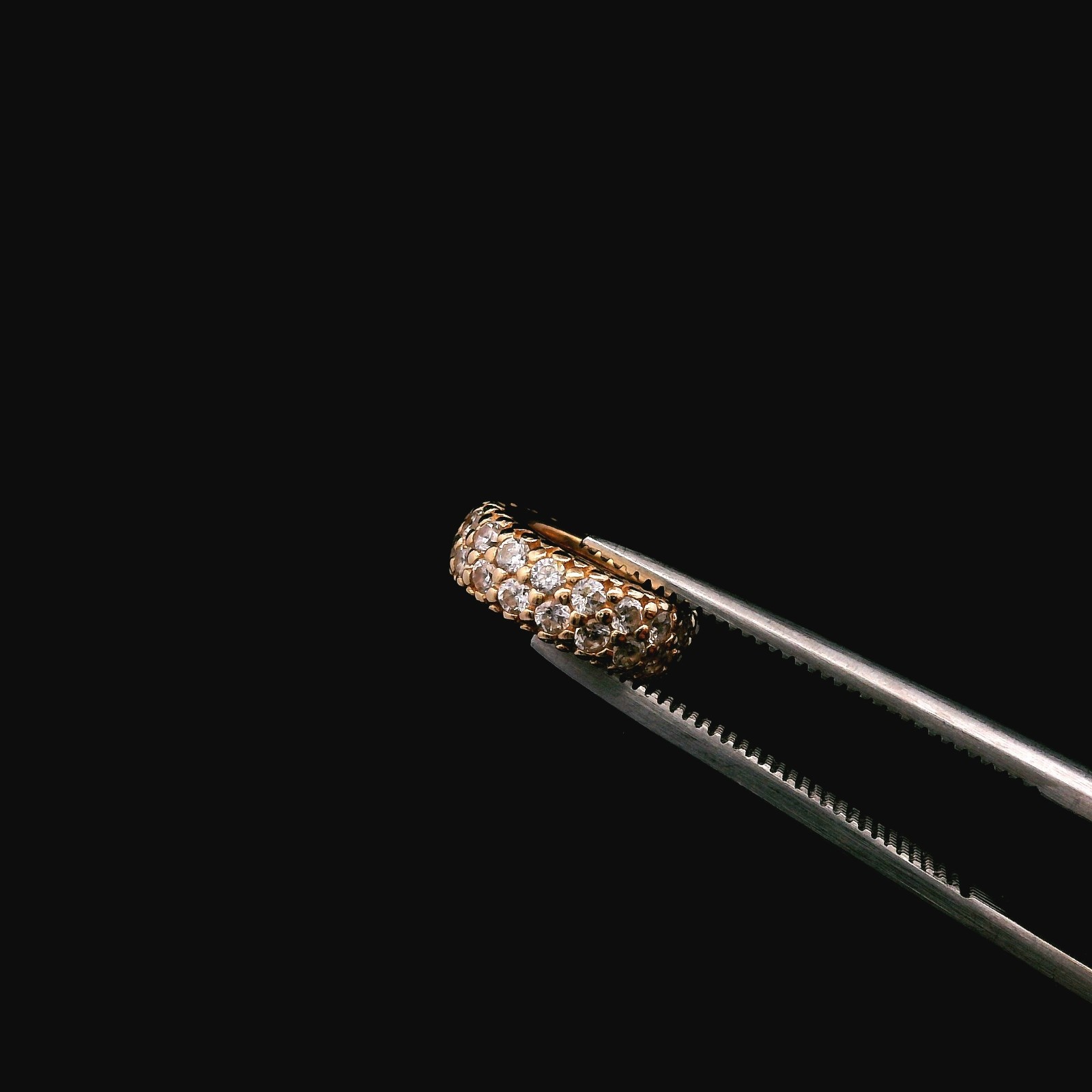 18KT Yellow Gold 0.8dwt CZ Pendant/Charm