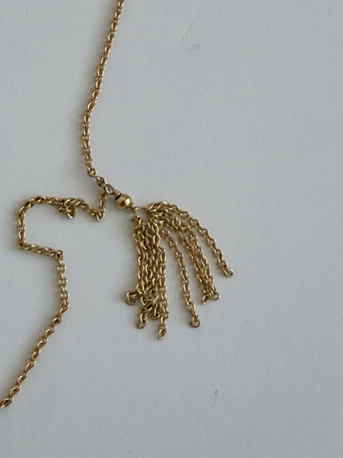 Gorjana Necklaces 18K Gold Plated Joplin Wrap Fringe Gem Charm Lot of 2