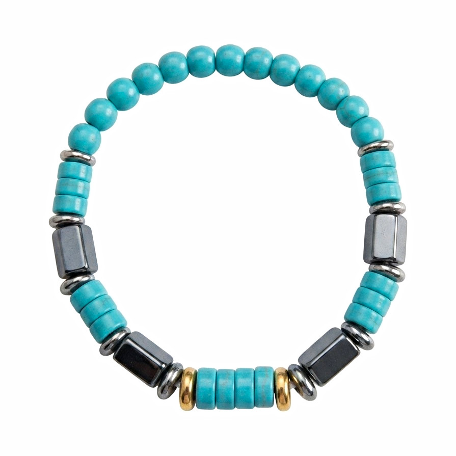 Handcrafted Natural Stones Bracelet For Matt