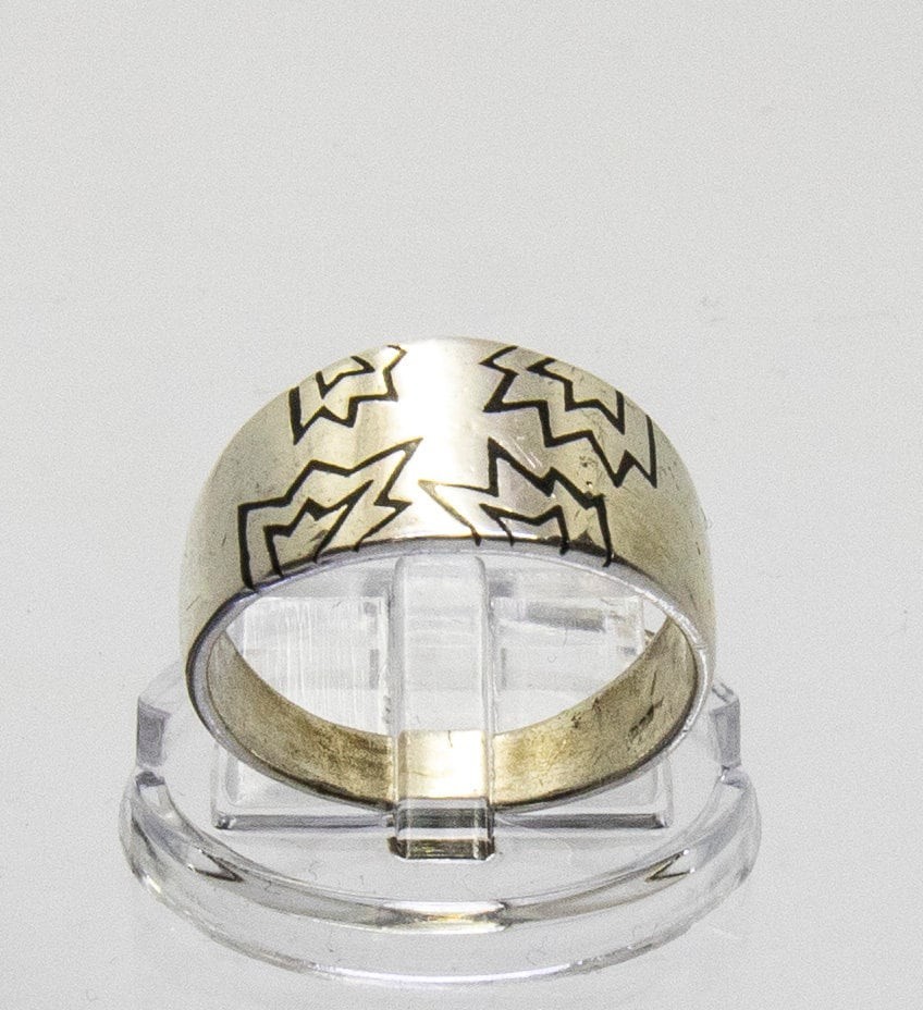 Unique Silver Cartoon-like Star Ring