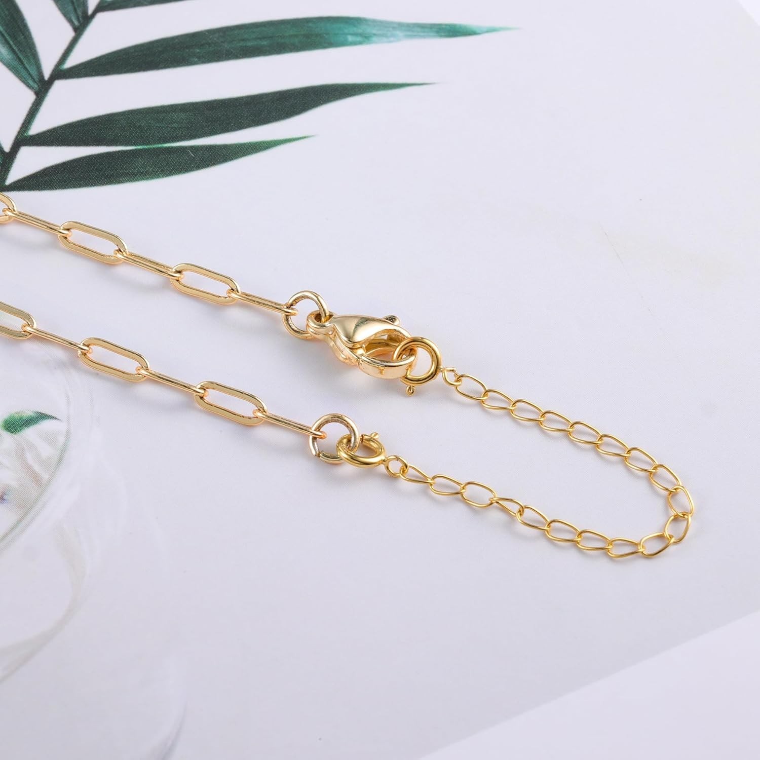 Classic 18K Gold Chain Extender Lobster Clasp