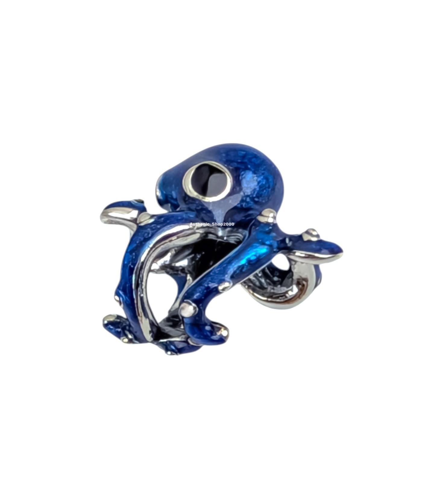 NEW 100% Authentic PANDORA 925 Ale Midnight Blue Octopus Charm 794706C01
