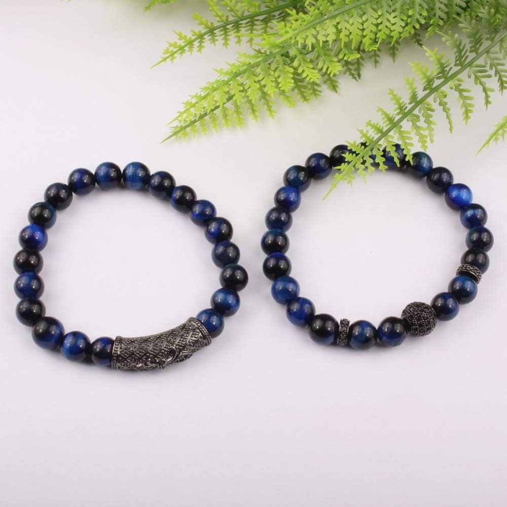 Handmade Tiger Eye Bead Bracelet – Fashionable Healing Jewelry for Mindfulness