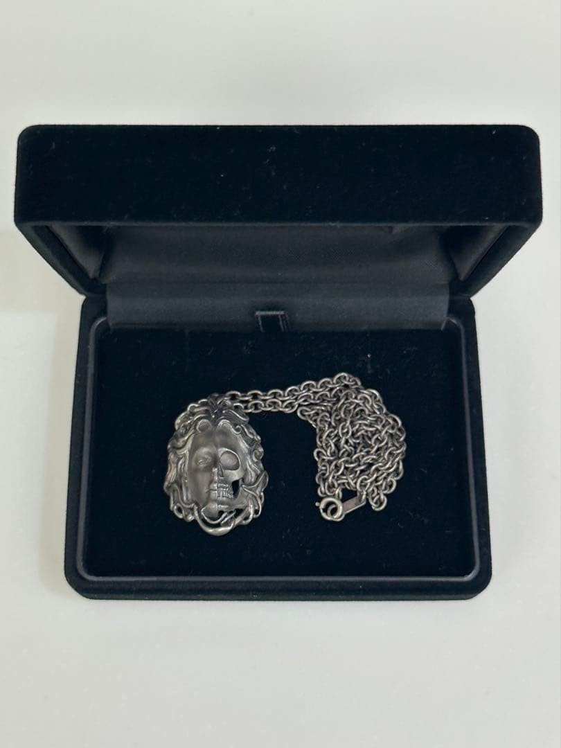 HYSTERIC GLAMOUR LE TABOU Skull & Medusa Necklace choker 2 way Extremely Rare