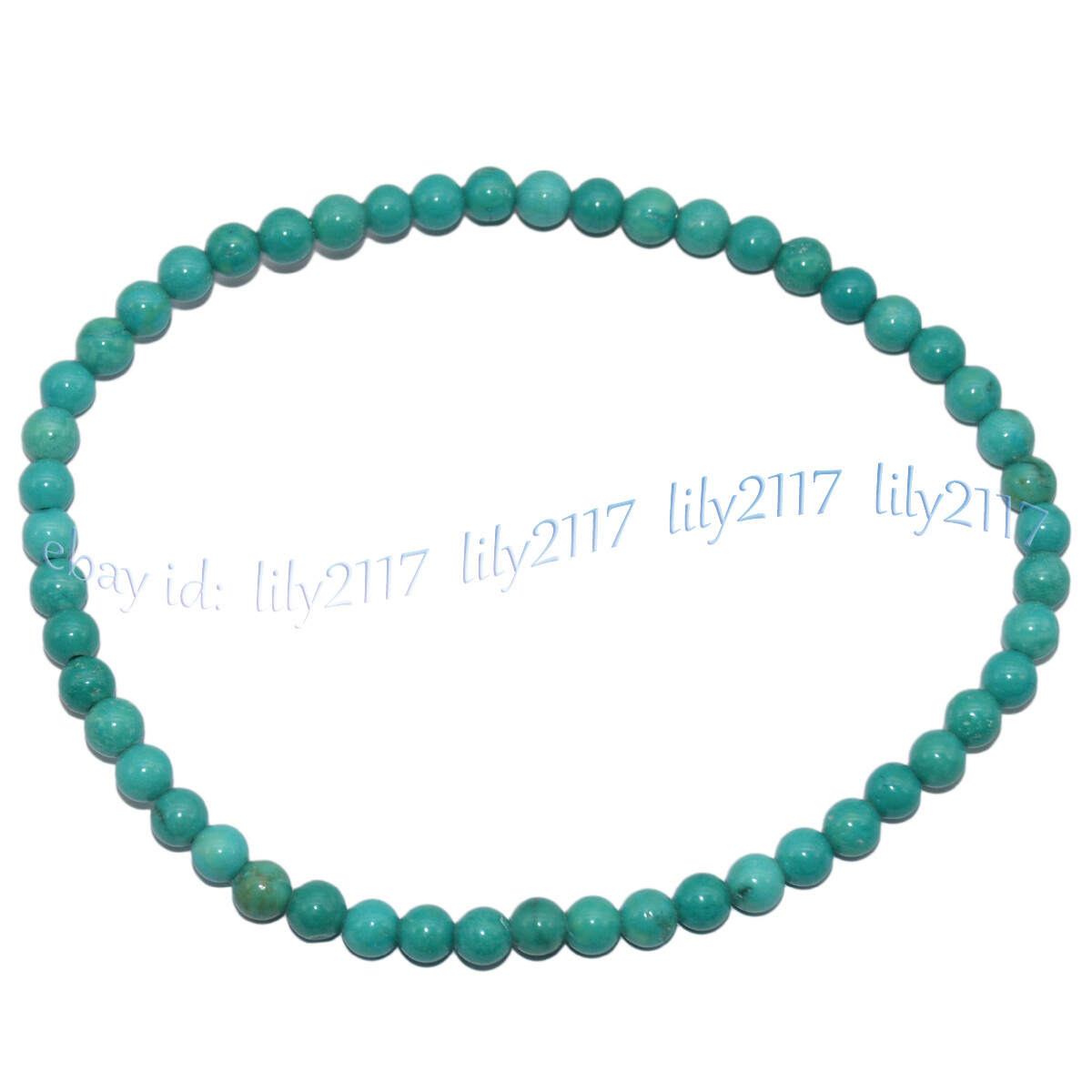 Handmade 4mm Mixed Natural Gemstone Round Beads Stretchy Bracelet Reiki Chakra