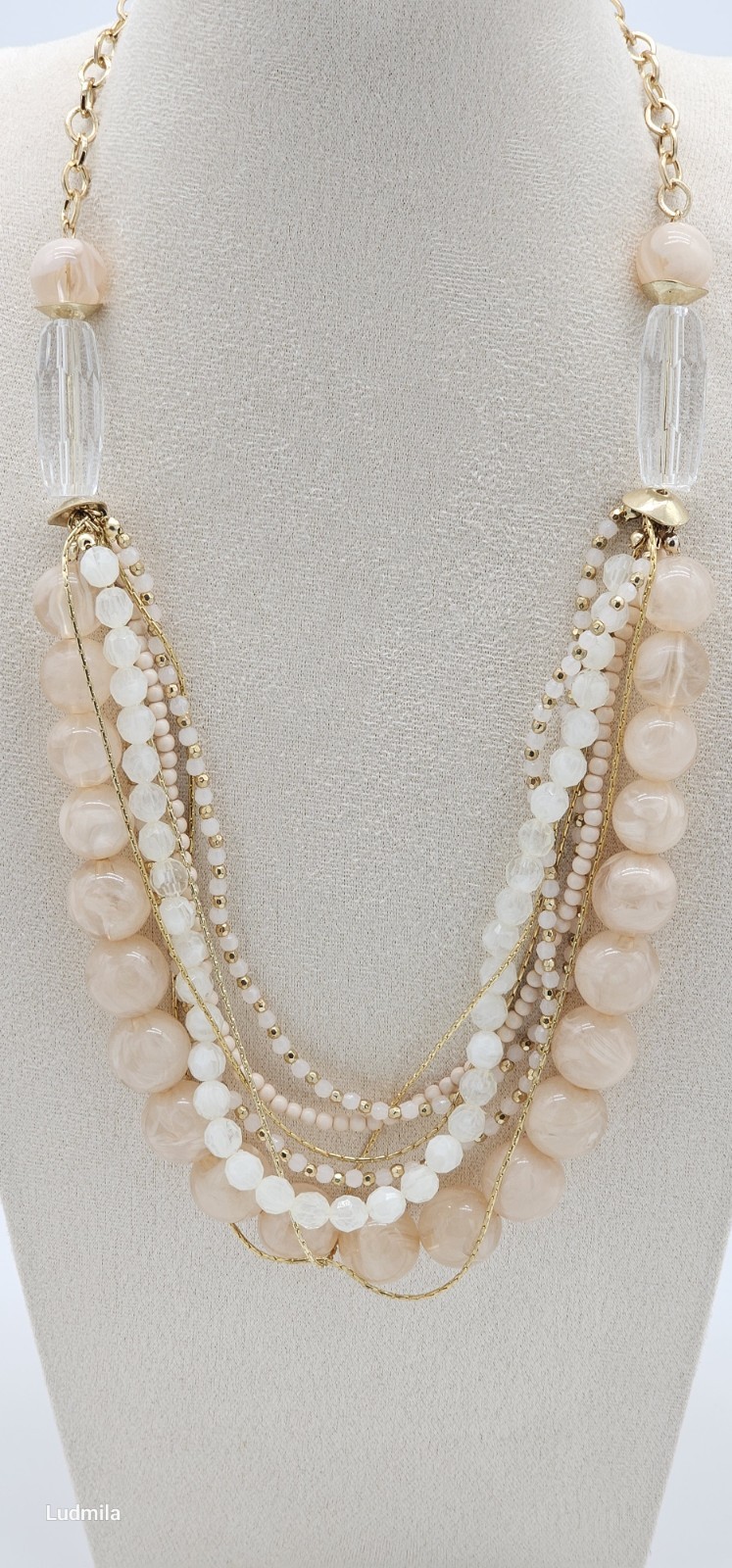 Chico’s Multi-Strand Beaded Necklace