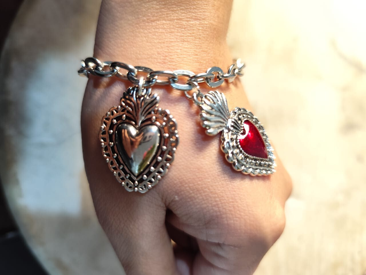 MILAGRITOS INSPIRATION HANDMADE STAINLESS STEEL BRACELET