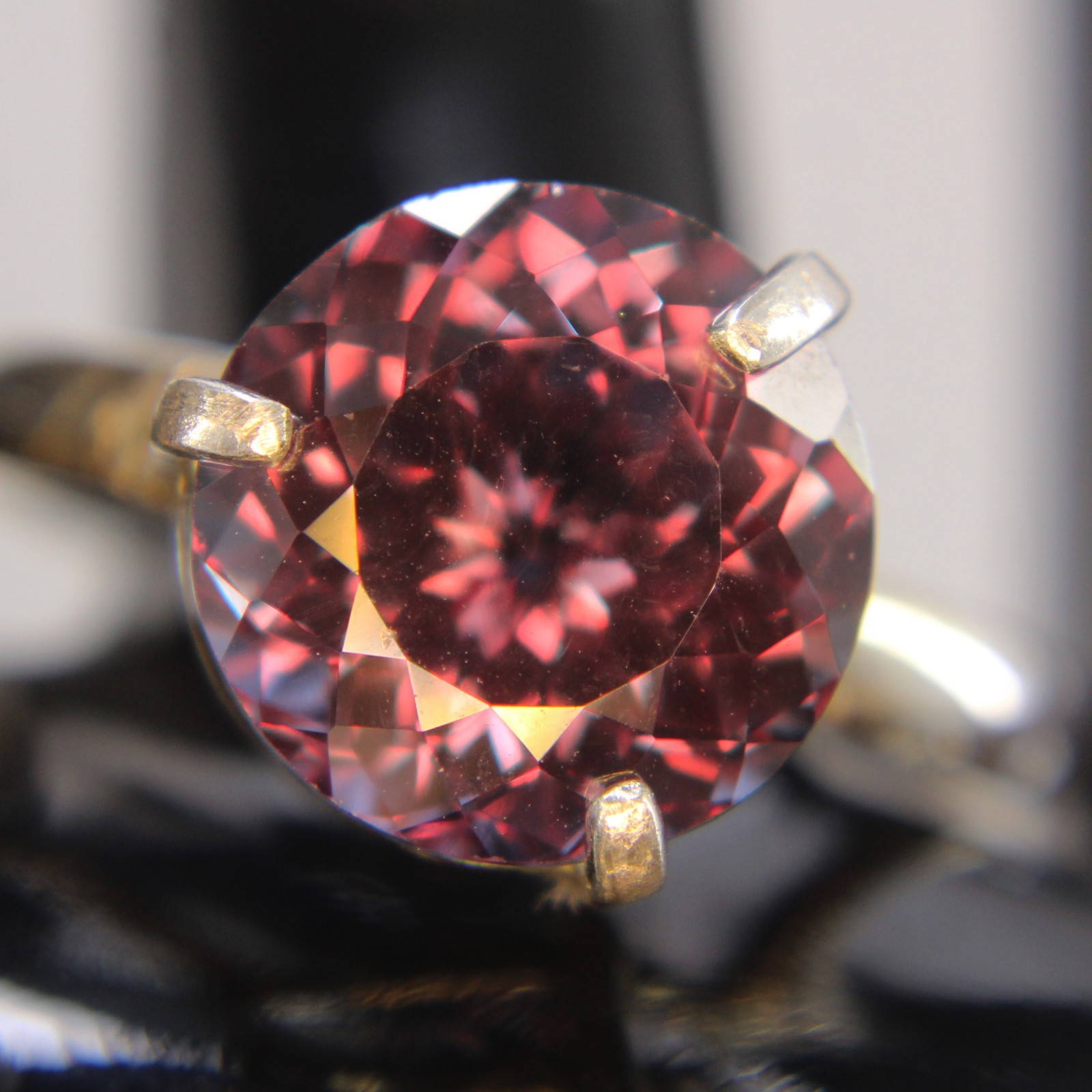 4.72 Gms Natural Alexandrite Color Change Round Silver 925 Ring Gift For Her