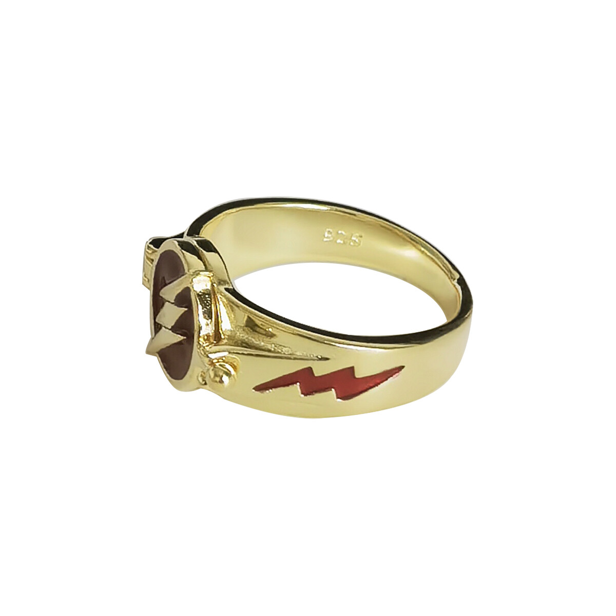 The Flash Allen Cosplay Ring 925 Sterling Silver Finger Open Flash Mens Boy Gift