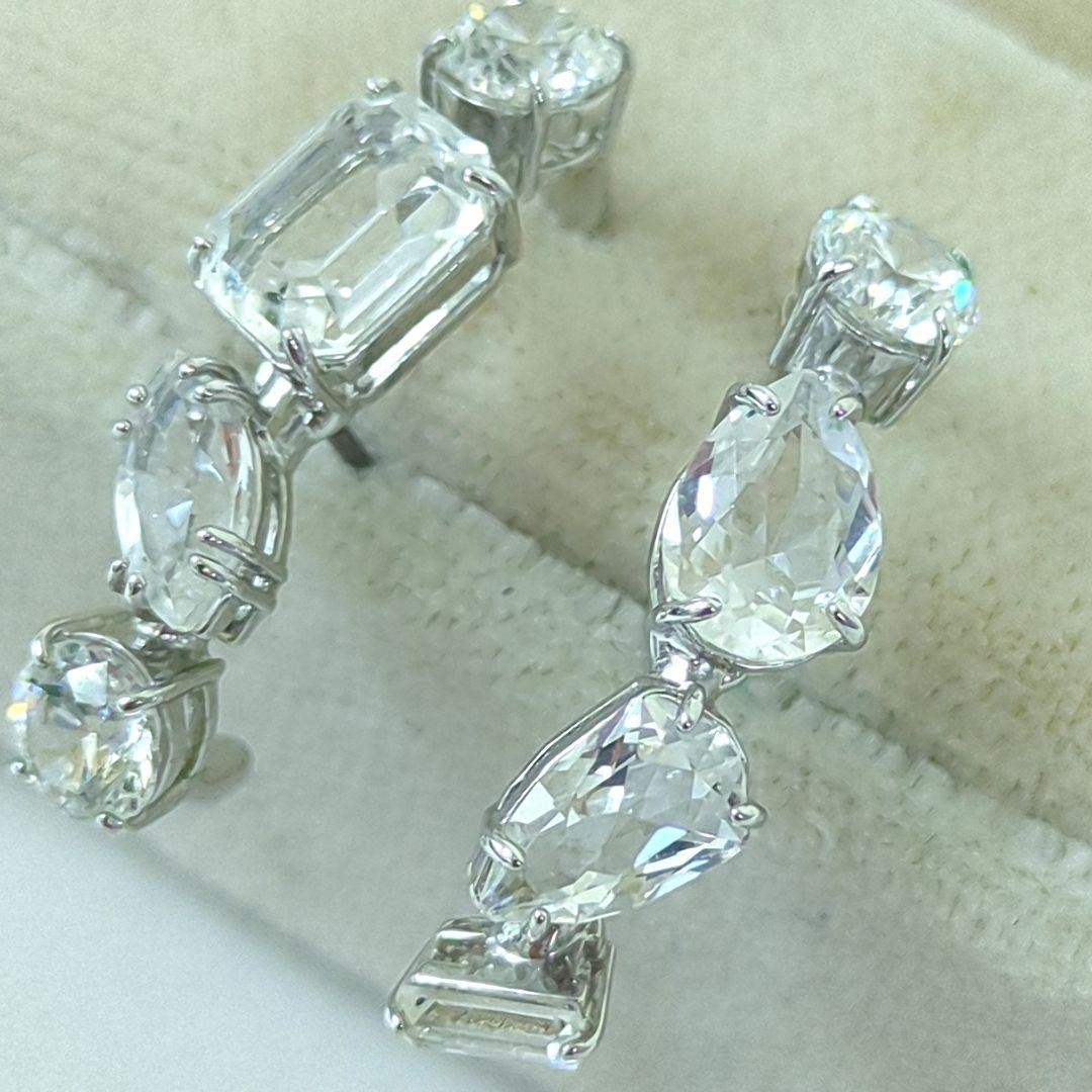 Swarovski Crystal Rhinestone Earrings Not specified Used