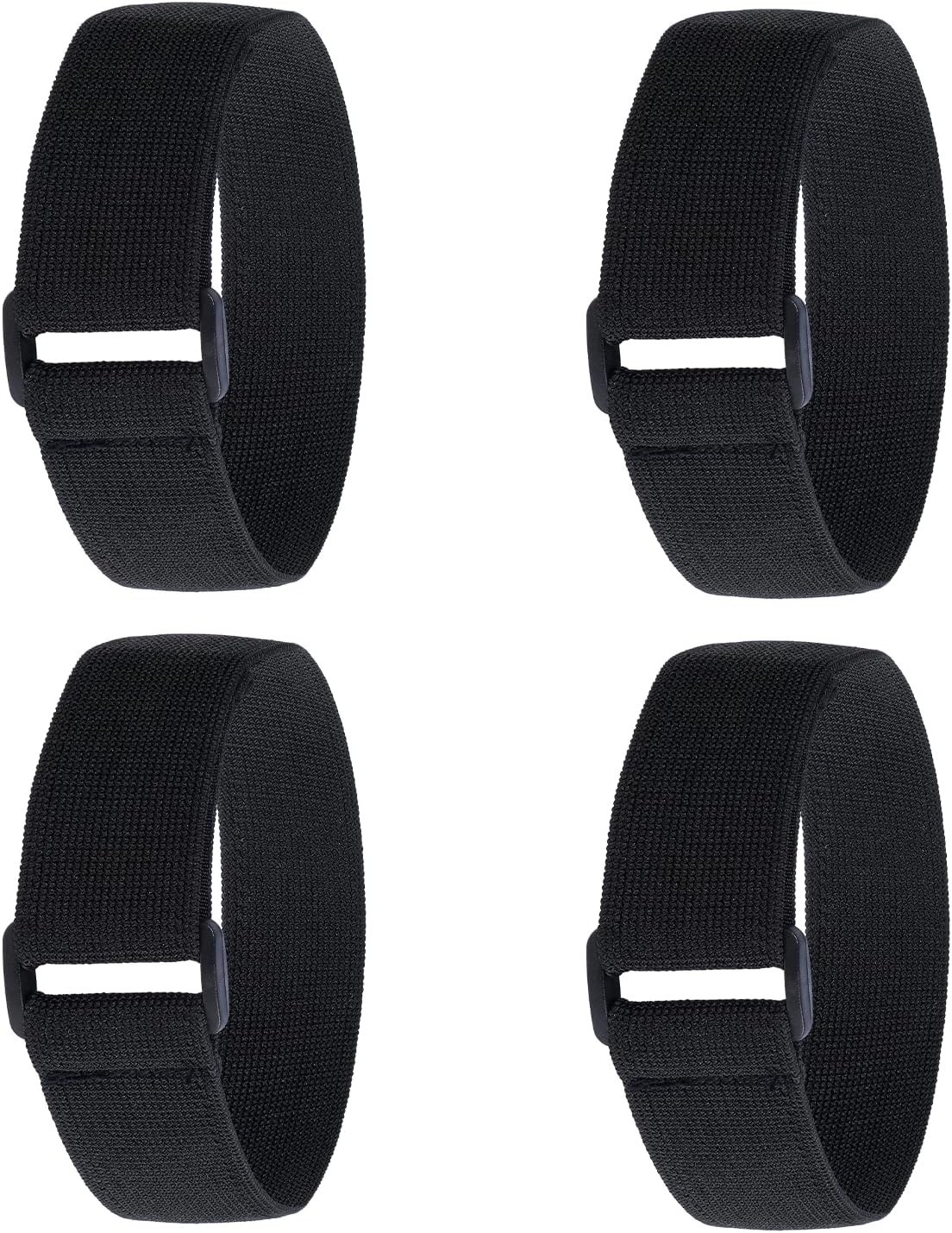 Adjustable Elastic Boot Straps for Pants – 4 Pack Safety Leg Bands