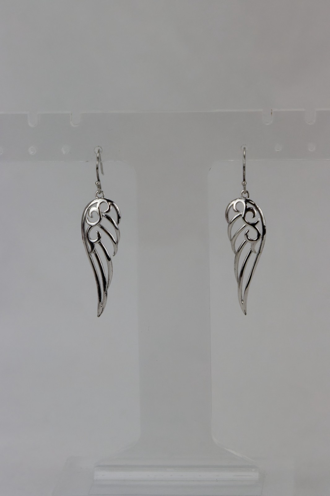 Angel Wing Earrings, Stamped CN 925, 3gr
